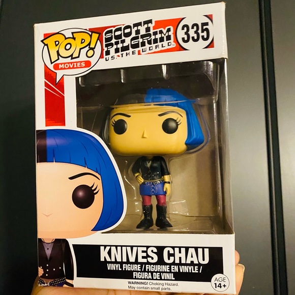Scott Pilgrim vs The World Funko POP! Movies Knives Chau Vinyl #335 w/Protector